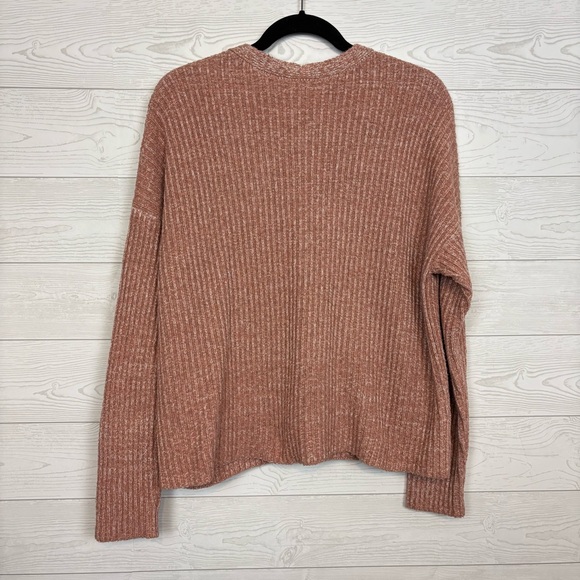 Peruvian Connection Pink Pima Cotton Chunky Knit Sweater Size Large - Picture 5 of 8